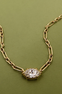 *SPECIAL ORDER* Jade Trau Sienna Solitaire Marquise Pendant (One of a Kind)