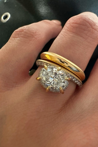 *SPECIAL ORDER* Jade Trau Hanging Scarlett Oval Ring (One of a Kind)