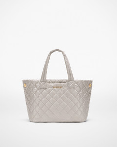 MZ Wallace Small Metro City Tote in Sable Pearl Metallic