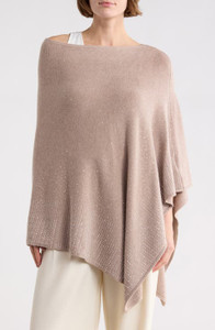 *RESERVE TODAY* Augustina's Embellished Poncho in Oatmeal