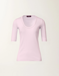 Fabiana Filippi Jersey T-Shirt in Lilac Pink