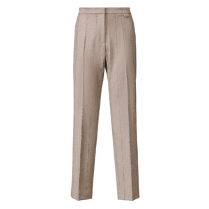 *VIRTUAL TRUNK SHOW* Fabiana Filippi Pinstripe Flannel Regular Fit Pants With Filo Diamante Loop