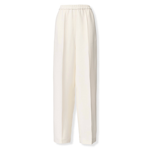 *VIRTUAL TRUNK SHOW* Fabiana Filippi Cady Wide Trousers With Elastic Waistband