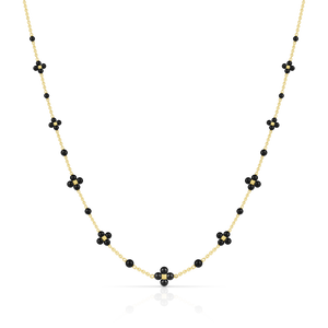 *SHOP & SIP EVENT* Paul Morelli Black Onyx Sequence Necklace, 24"
