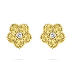 *SHOP & SIP EVENT* Paul Morelli Wild Child Stud Earrings with Yellow Sapphires