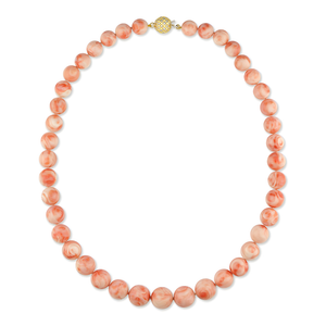 *SHOP & SIP EVENT* Paul Morelli Deep Sea Miso Momo Coral Necklace, 26"