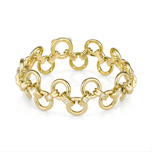 *SHOP & SIP EVENT* Paul Morelli Diamond Chain Chevron Bracelet