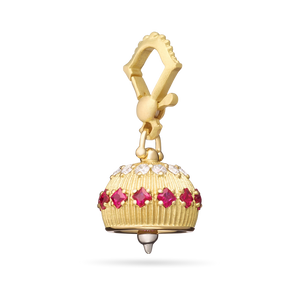 *SHOP & SIP EVENT* Paul Morelli Meditation Bell With Diamonds & Precious Gemstones (Rubies), 12mm