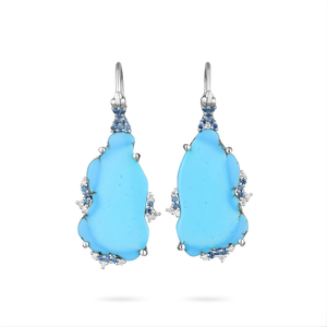 *SHOP & SIP EVENT* Paul Morelli Turquoise Slice Earrings