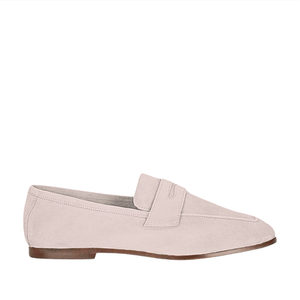 Sophique Milano Essenziale Classic Suede Loafer in Powder Rose