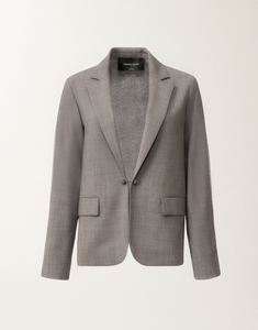 Fabiana Filippi Cool Wool Jacket in Melange Rock