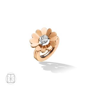 Cadar 18K Rose Gold Endless TU Engagement Ring