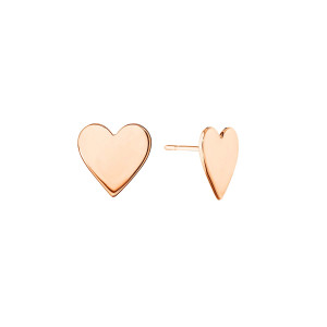 Cadar 18K Rose Gold Wings of Love Stud Earrings (Medium)