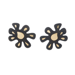 *RESERVE TODAY* Sidney Garber Arcadia Ebony and Gold Earrings