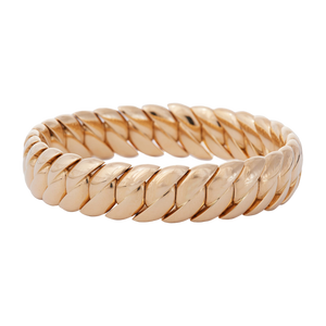 *RESERVE TODAY* Sidney Garber Narrow Polish Wave Link Bracelet