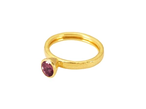 *GURHAN SHOP & SIP EVENT* GURHAN Prism One-of-a-Kind 24K Gold Spinel Stacking Ring, 6x5mm Oval