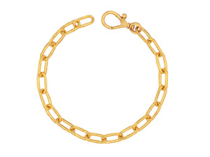 *GURHAN SHOP & SIP EVENT* GURHAN Hoopla 24K Gold Chain Link Bracelet, 9x3mm Oval Links
