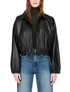 *RESERVE TODAY*Augustina's Clara Leather Jacket in Black