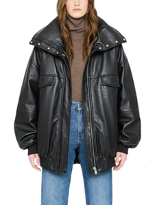 *RESERVE TODAY*Augustina's Realm Leather Jacket in Black