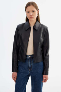 *ORDER TODAY* LAMARQUE Oceana Fitted Leather Jacket in Black
