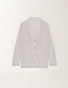 Fabiana Filippi Organic Cotton Cardigan in Dune, Size 42