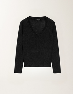 Fabiana Filippi Cashmere Sweater in Black, Size 46