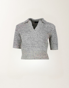 Fabiana Filippi Knit Sweater in Stone, Size 46