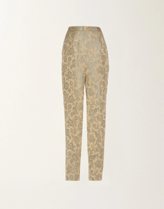 Fabiana Filippi Slim Fit Brocade Pants