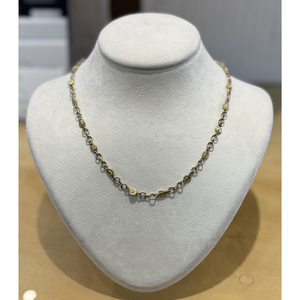 Sylva & Cie. 18K Yellow Gold Coin Bead Necklace, 26"