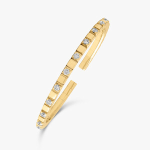 Ashaha Shiraz Yellow Gold Diamond Bracelet