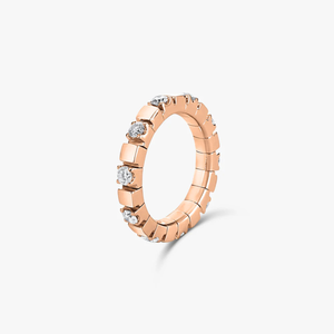 Ashaha Shiraz Rose Gold Alliance Ring