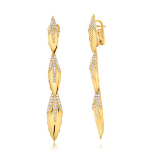Graziela 18K Yellow Gold Árvore Detachable Diamond Drop Earrings