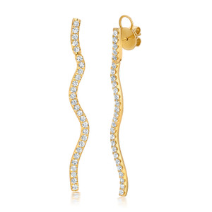 Graziela 18K Yellow Gold Rio Diamond Drop Earrings