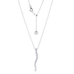 Graziela 18K White Gold Rio Diamond Necklace