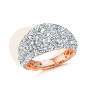Graziela 18K Rose Gold Diamond Bahia Ring