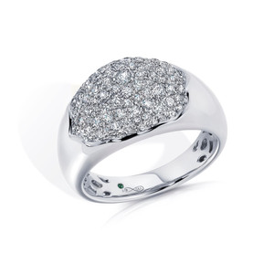 Graziela 18K White Gold & Diamond Summit Bahia Ring