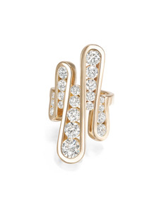 Melissa Kaye 18K Pink Gold Large Daphne Joy Ring