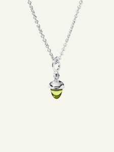 Tamara Comolli MiniMikado 18K White Gold Pendant with Peridot
