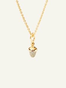 Tamara Comolli MiniMikado 18K Yellow Gold Pendant with Diamond Pavé