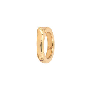 Three Stories Jewelry 14K Yellow Gold Classic Tiny Oval Bale