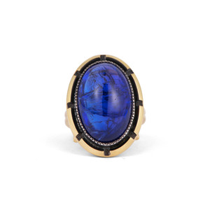 Sylva & Cie. 18K Yellow Gold Tanzanite Ring, Size 7.5