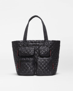 MZ Wallace Medium Metro Travel Tote in Black
