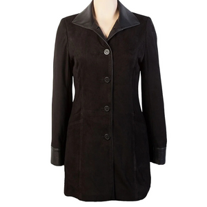 Augustina's Fiona Suede Jacket in Black Augustina's Fiona Suede Jacket in Black