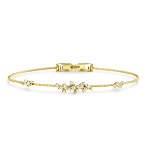 Paul Morelli 18K Yellow Gold Single Confetti Unity Bracelet with Diamonds Paul Morelli 18K Yellow Gold Single Confetti Unity Bracelet with Diamonds