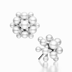 Paul Morelli 18K White Gold Pearl Orbit Earrings Paul Morelli 18K White Gold Pearl Orbit Earrings