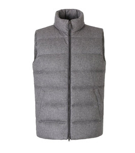 Herno Menās Padded Down Zip Waistcoat, Size 58 Herno Menās Padded Down Zip Waistcoat, Size 58