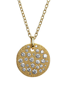 .925SUNEERA 14K Yellow Gold Carmen Pendant .925SUNEERA 14K Yellow Gold Carmen Pendant