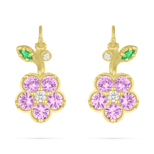 Paul Morelli Wild Child Pink Sapphire Dangle Earrings, 11.5mm Paul Morelli Wild Child Pink Sapphire Dangle Earrings, 11.5mm