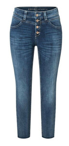 MAC Dream Slim Denim Jeans in Mid Blue Authentic MAC Dream Slim Denim Jeans in Mid Blue Authentic