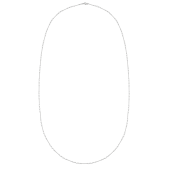 Paul Morelli 18K White Gold Three's a Charm Diamond Necklace